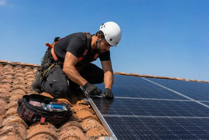 Maintenance et monitoring de panneaux solaires à Flourens