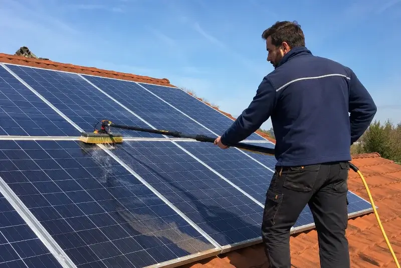 Nettoyage et entretien de panneaux solaires à Flourens